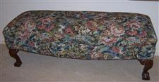 Upholstered Tapestry Bench