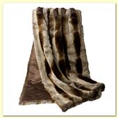 Faux Fur Blanket-Chinchilla - 59x71