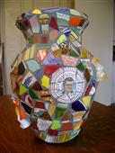 President Kennedy Mosaic Vase
