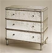Antique Mirrored Chest of Drawers