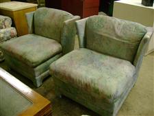 Three Armless Occassional Chairs
