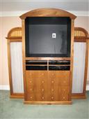 Custom Wood TV Cabinet