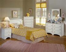 White Wood Bedroom Set