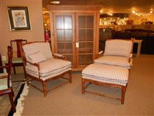 Wood Bergere Chair