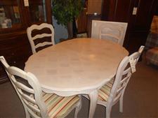 Country Style Dining Table w/ 5 Chairs